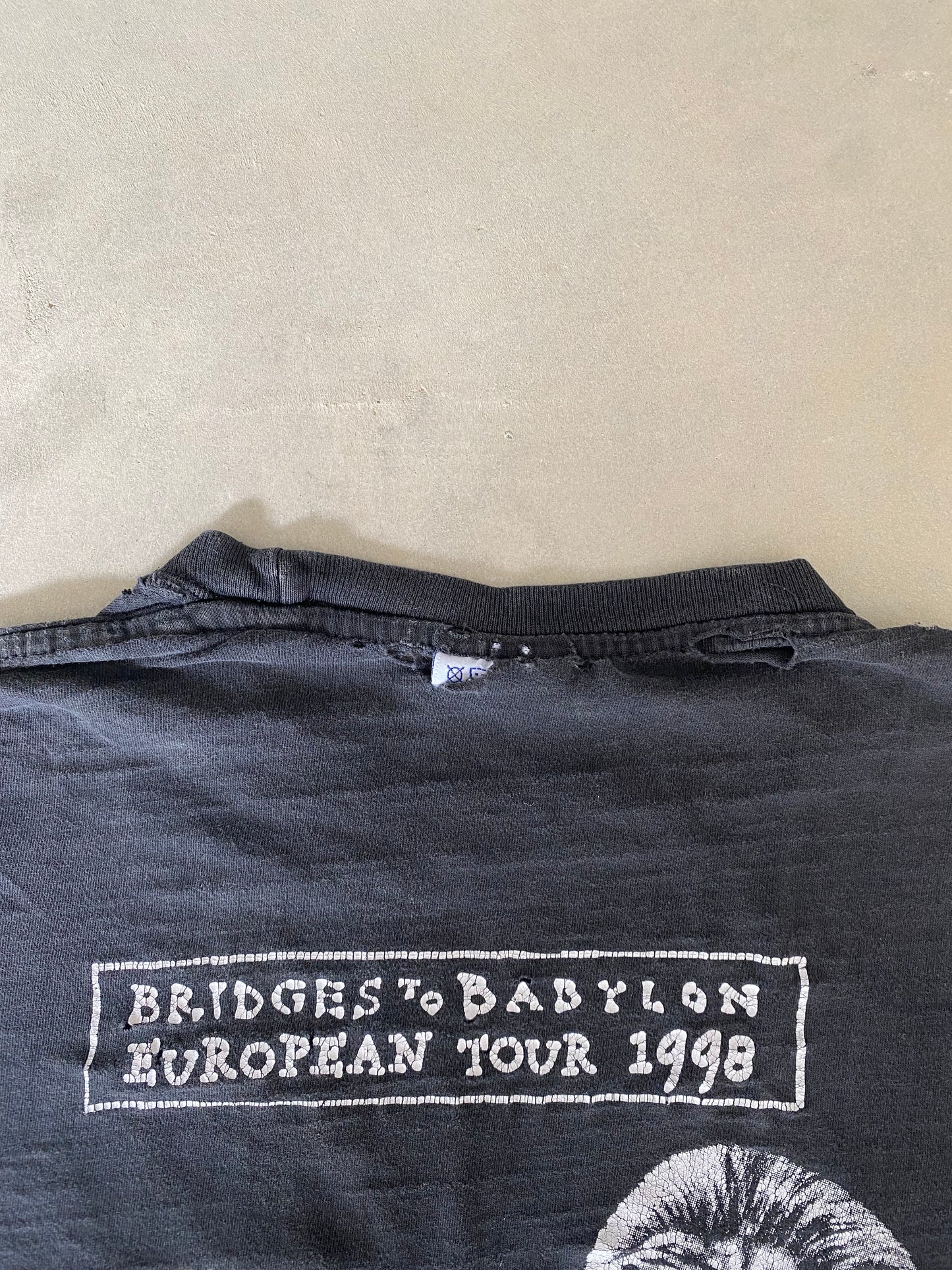 Vintage The Rolling Stones Bridges To Babylon Tour 1998 Tee