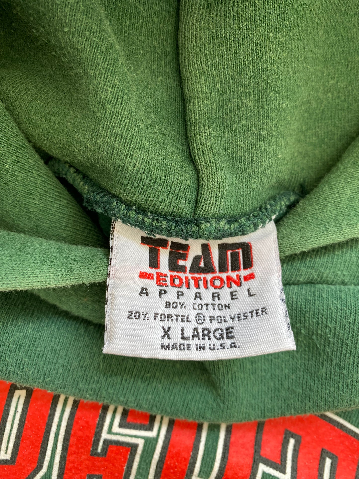 Vintage The Rolling Stones Hoodie Green 90s
