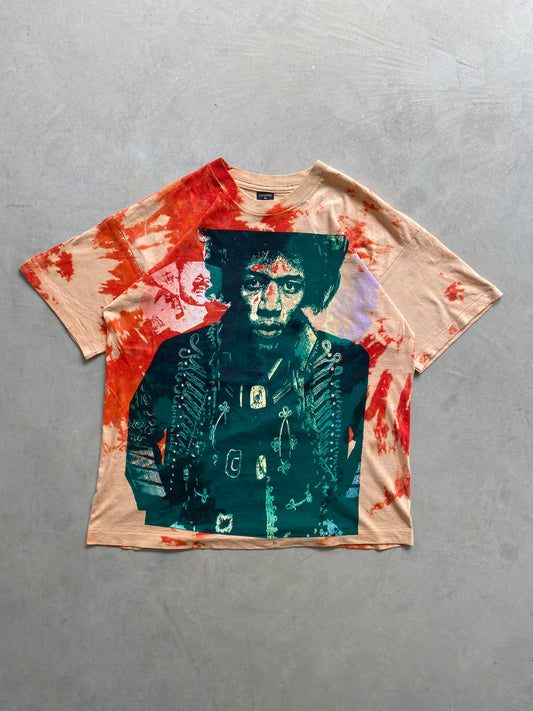 Jimi Hendrix Tie Dye Shirt Single Stitch 90s
