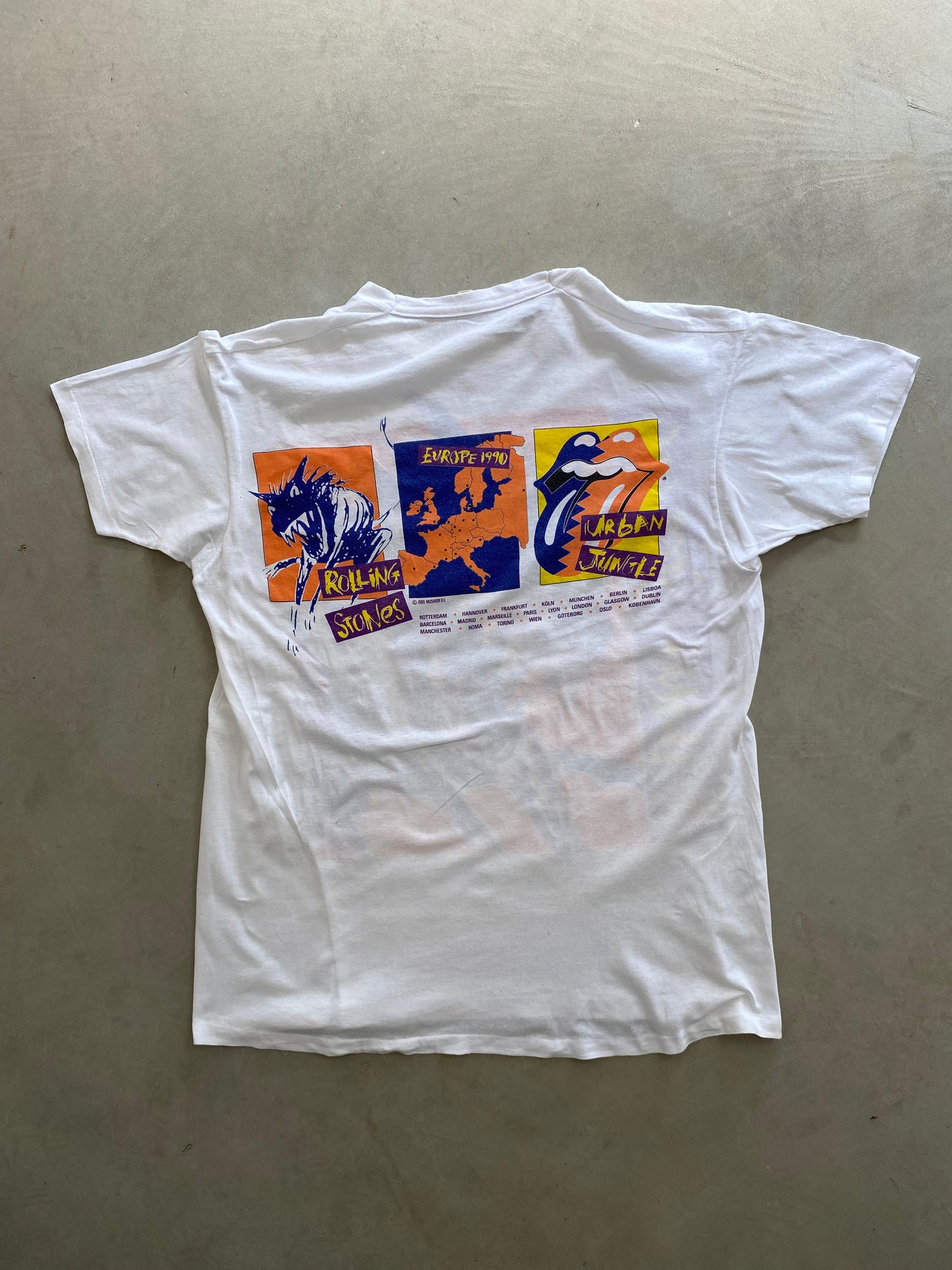 Vintage The Rolling Stones Urban Jungle 1990 Tee