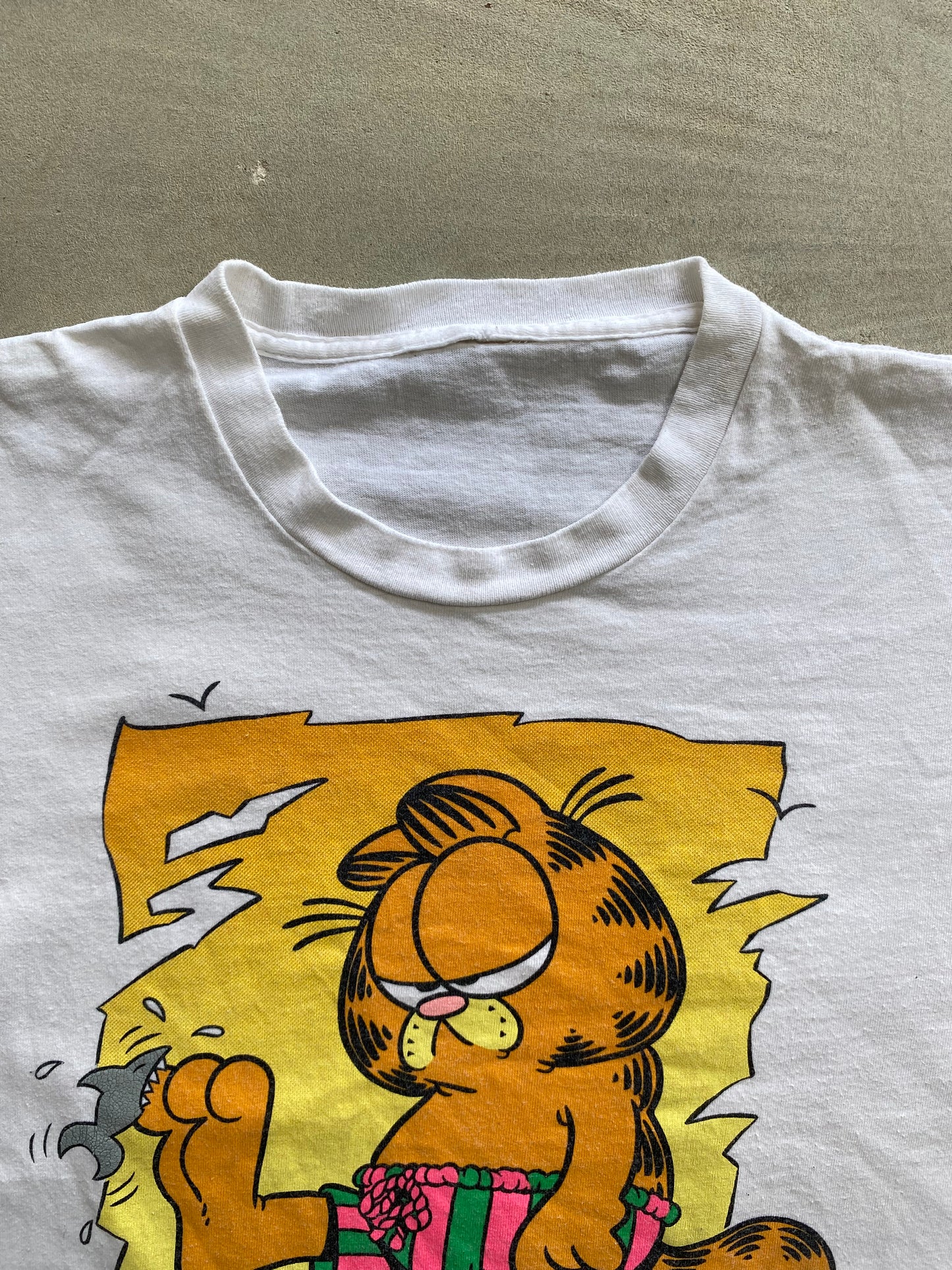 Vintage Garfield 90s Single Stitch Tee