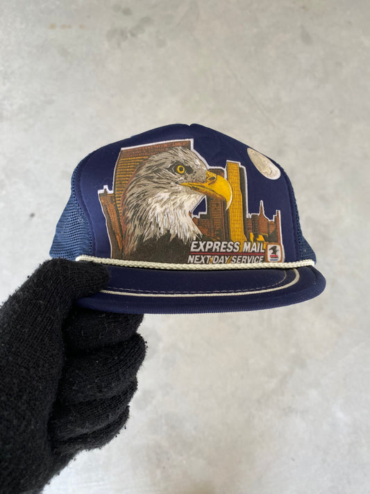 Vintage USPS Express Mail 80s Trucker Hat